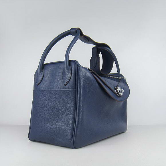 High Quality Replica Hermes Lindy 34CM Shoulder Bag Dark Blue